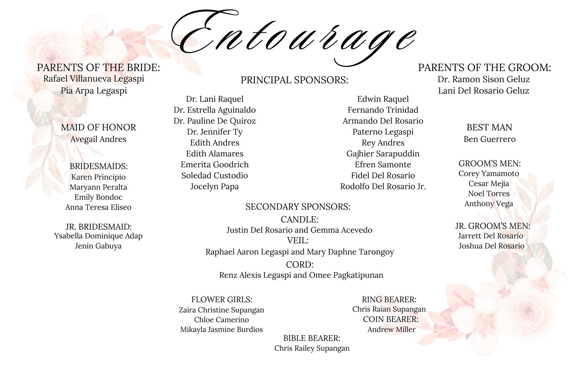 The Wedding Website of Racquel Angelique Legaspi and Michael Raymond Geluz