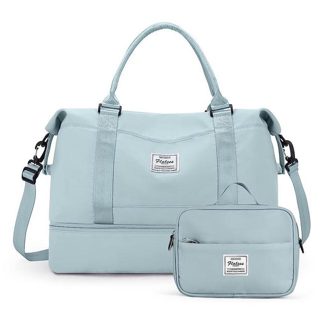 Travel Duffel Bag, Sports Tote Gym Bag, Shoulder Weekender Overnight Bag for Women