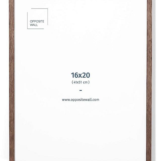 (16x20 in | 41x51 cm) Dark Oak Solid Oak Wood Picture Frame Poster Frame Wall Photo Frame