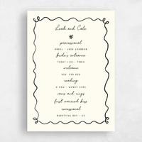 Yellow Wedding Program - Nesso