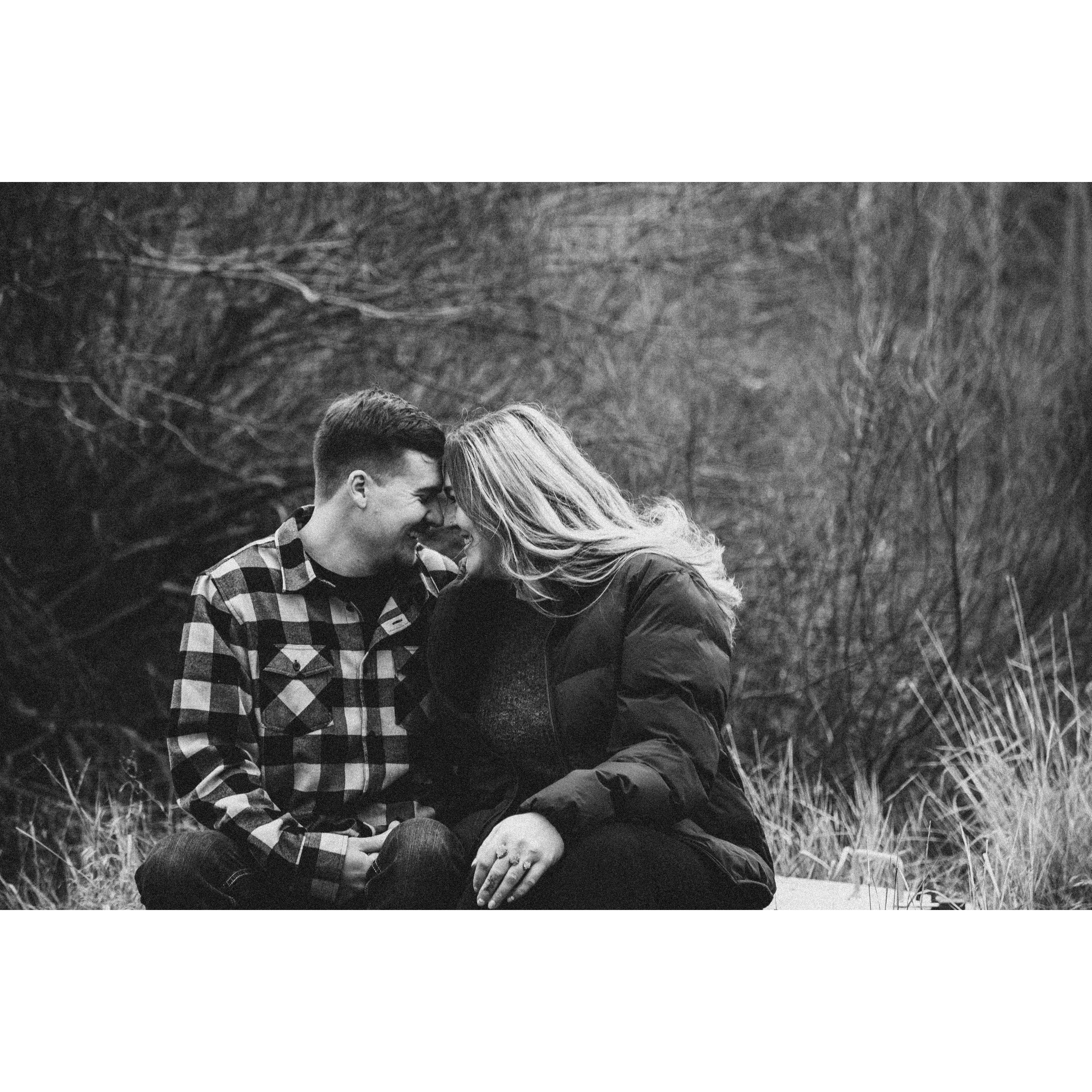 Our first professional photo shoot together for the holidays.
