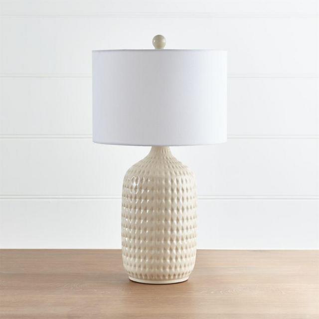 Liana Ivory Textured Table Lamp