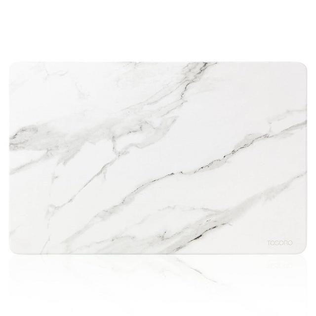 TOSORO - Stone Bath Mat, Diatomaceous Earth Non-Slip Stone Shower Mat - Quick Drying Absorbent Bath Mats for Bathroom - Elegant & Modern Design, Easy to Clean (23.5 x 15) - Sandstone