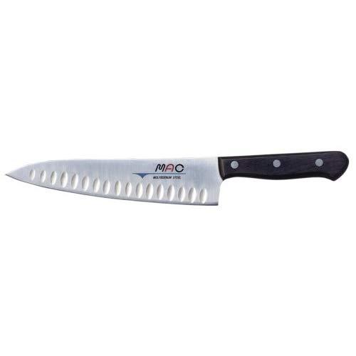 Mac Knife TH-80 Series Hollow Edge Chef's Knife, 8-Inch, 8 Inch, Silver