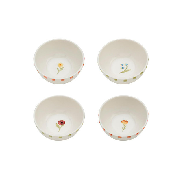 Haven Assorted Floral Fruit Bowls, Set of 4, Exclusively at Macy's