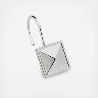 Triangle Shower Hook, Set of 12