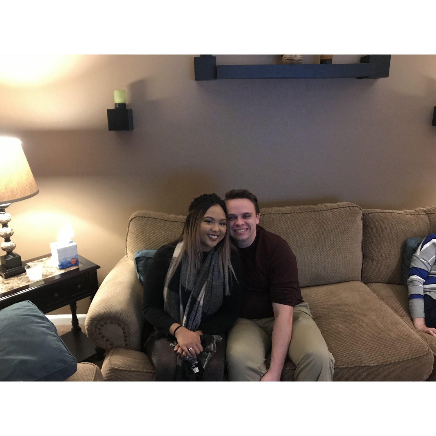 Thanksgiving in our first or second year of dating - how time flies!