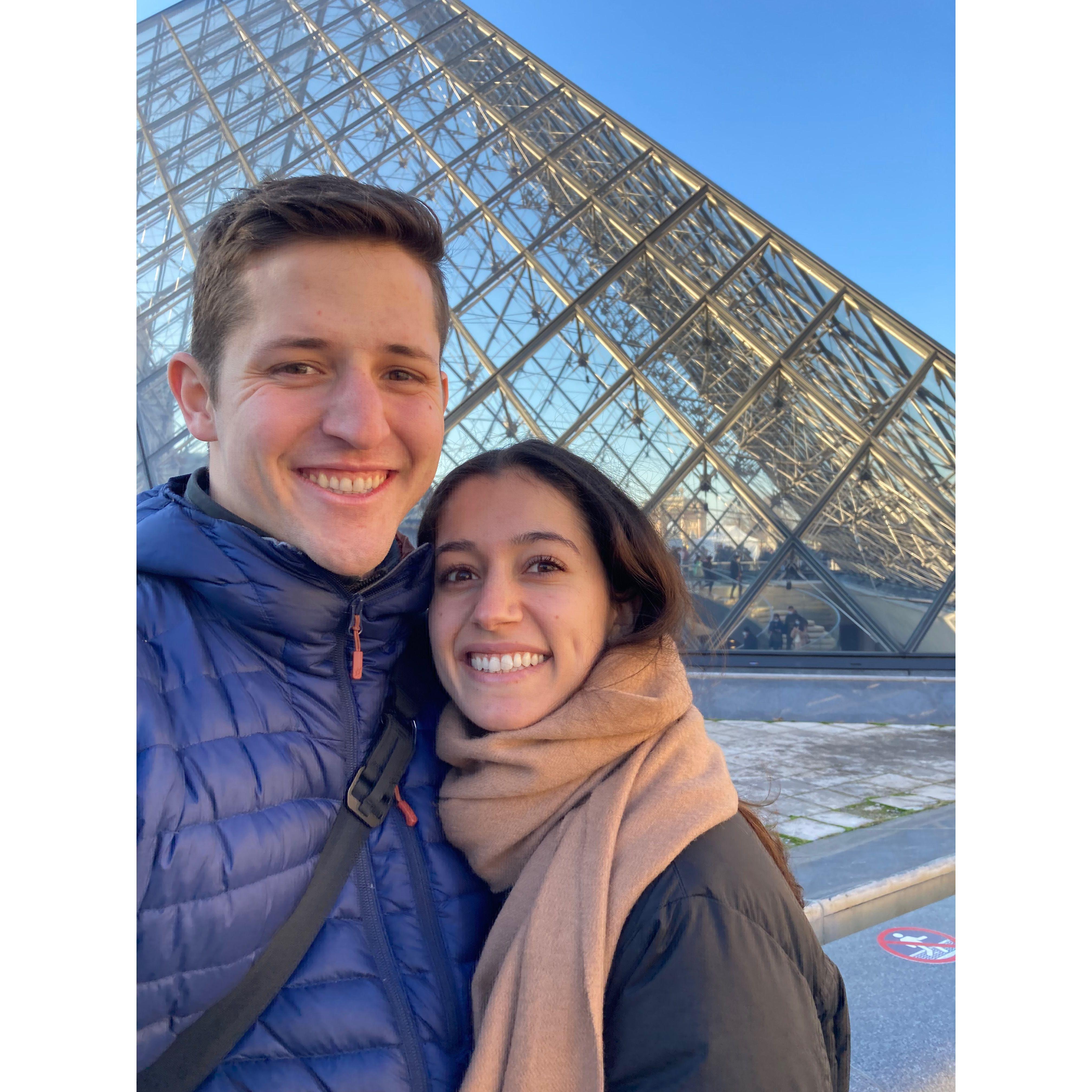 Visiting the Louvre (December 2021)