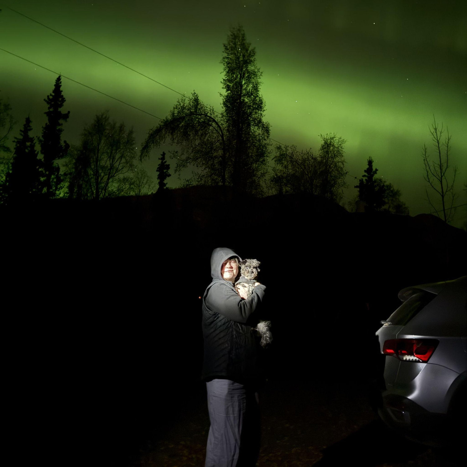 The two prettiest, and sweetest girls in the world. ( Backdrop Feat. Aurora Borealis )