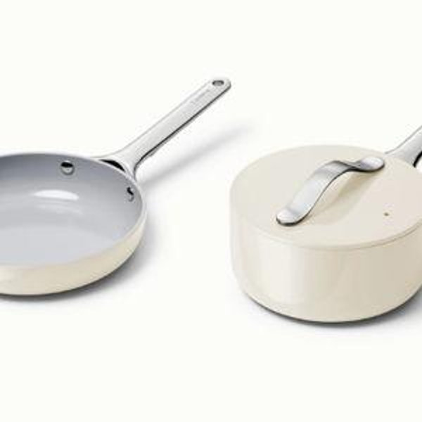 Mini Fry Pan & Sauce Pan Duo - Color Cream