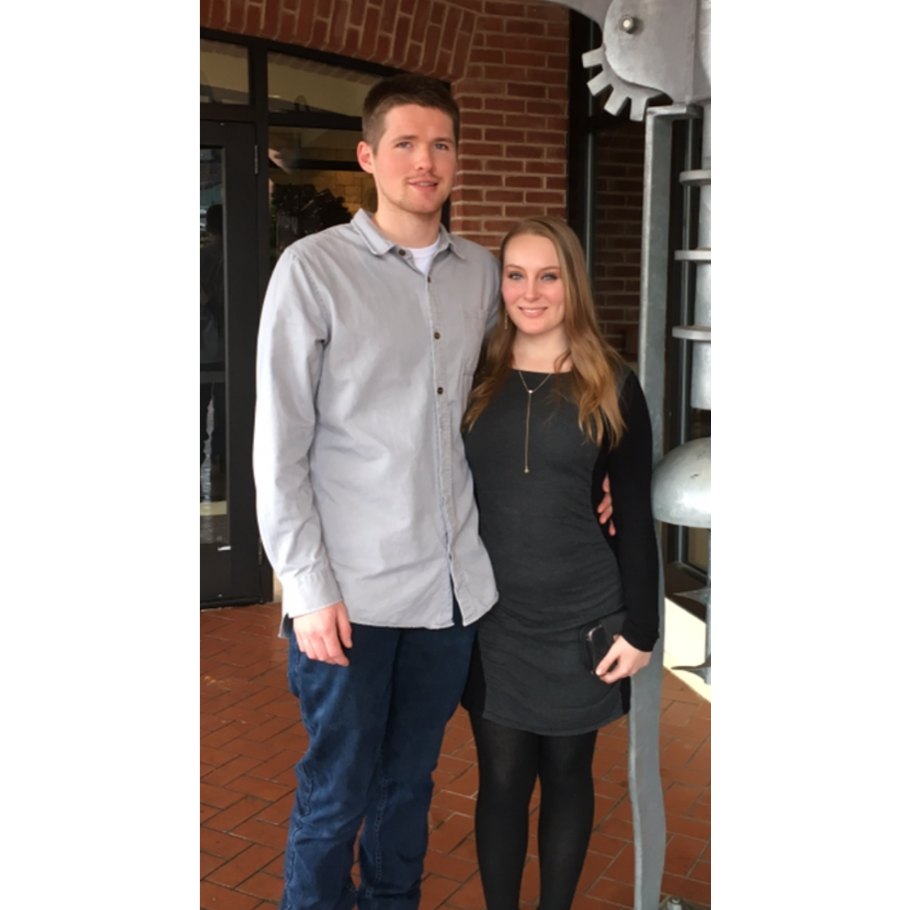 Our first trip to Georgetown D.C. for Tyler's Pinstripes interview. December 18, 2016.