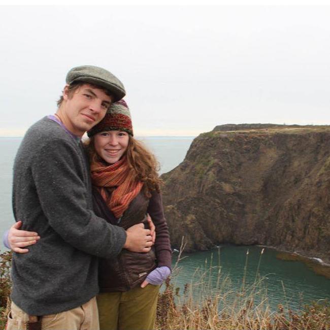 One year together:  on Grand Manan Island ( got engaged same spot 7 years later)