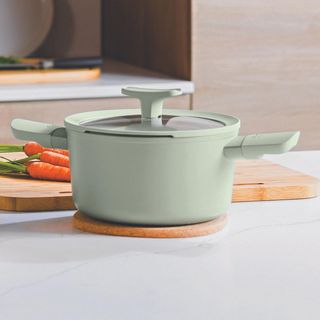 Leo Balance Nonstick Ceramic Stockpot with Glass Lid