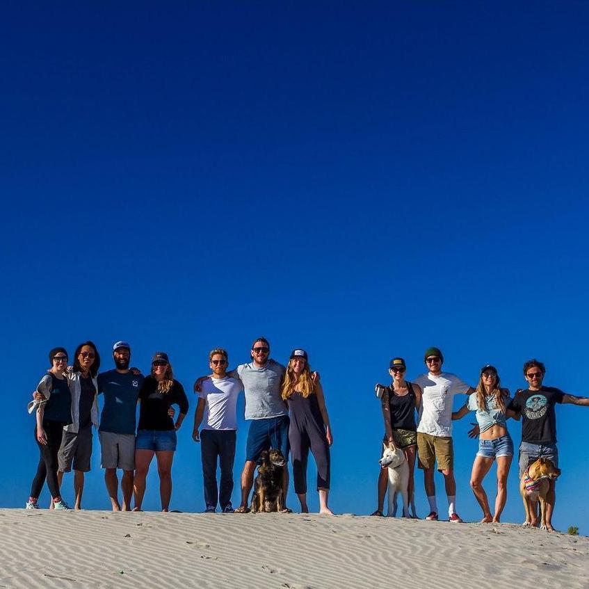 Camping in the desert in Baja 