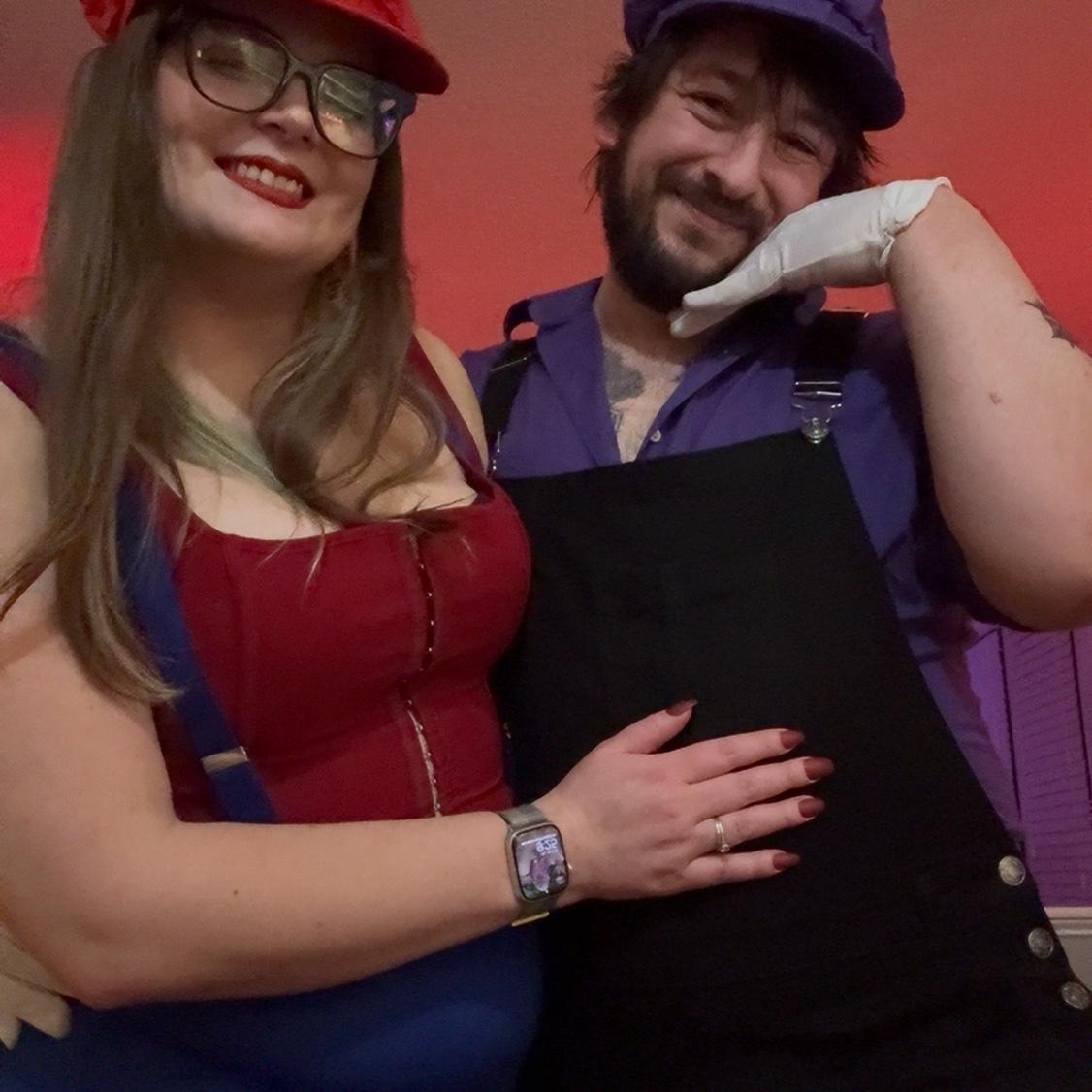 Halloween 2025 we were Mario and the gang!
