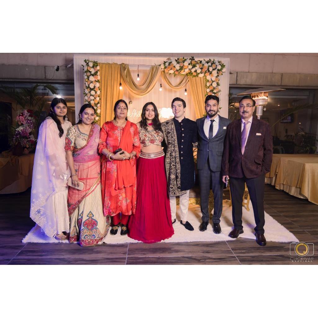 engagement party in India!