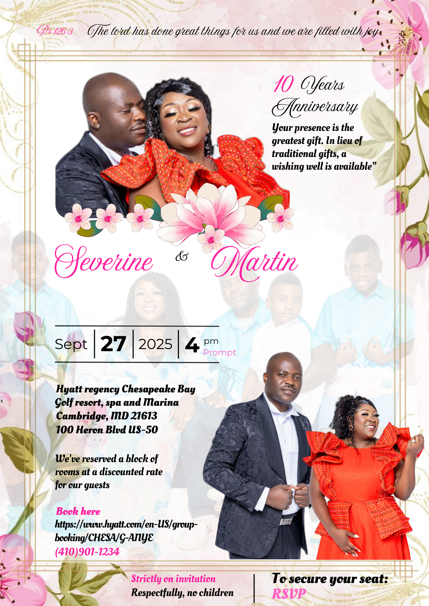 The Wedding Website of MARTIN ANYE and SEVERINE ANYE