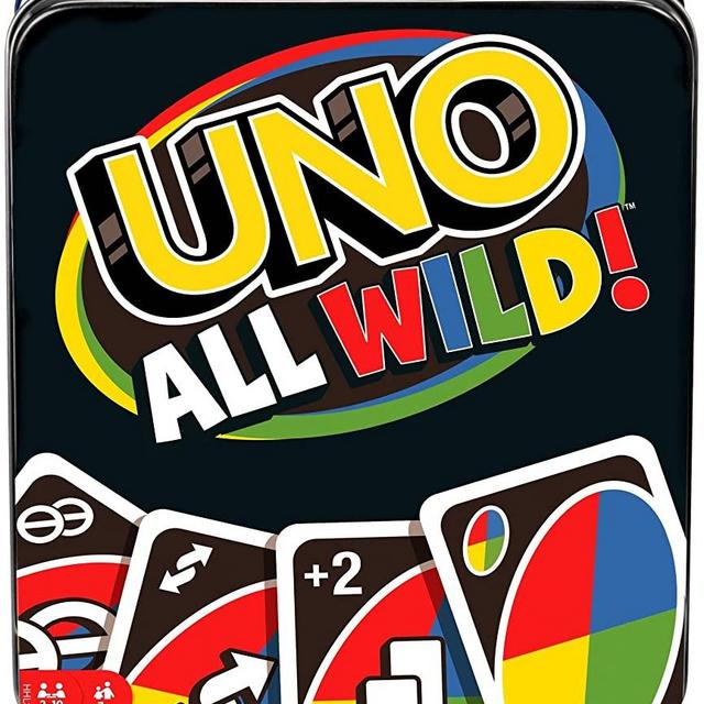 ​UNO All Wild Card Game with 112 Cards, Gift for Kid, Family & Adult Game Night for Players 7 Years & Older​​ [Amazon Exclusive]
