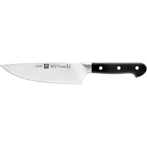 ZWILLING J.A. Henckels 38401-183 Chef's Knife, 7", Black/Stainless Steel