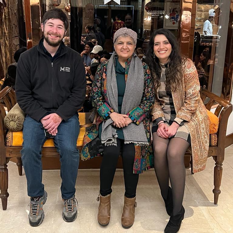 Family dinner in New Delhi, India