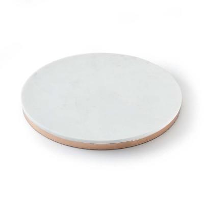 Marble & Copper Round Board
