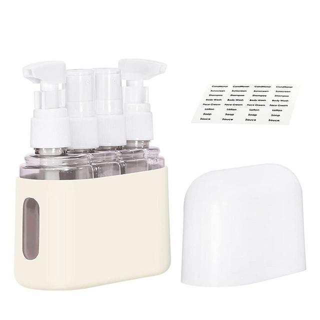 Travel Bottles, Leak Proof Containers For Toiletries TSA Approved Airplane Accessories Kits For Liquid With Labels