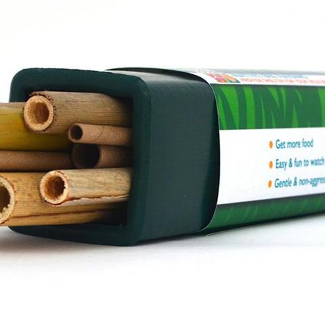 Native Bee Nesting House with Tubes