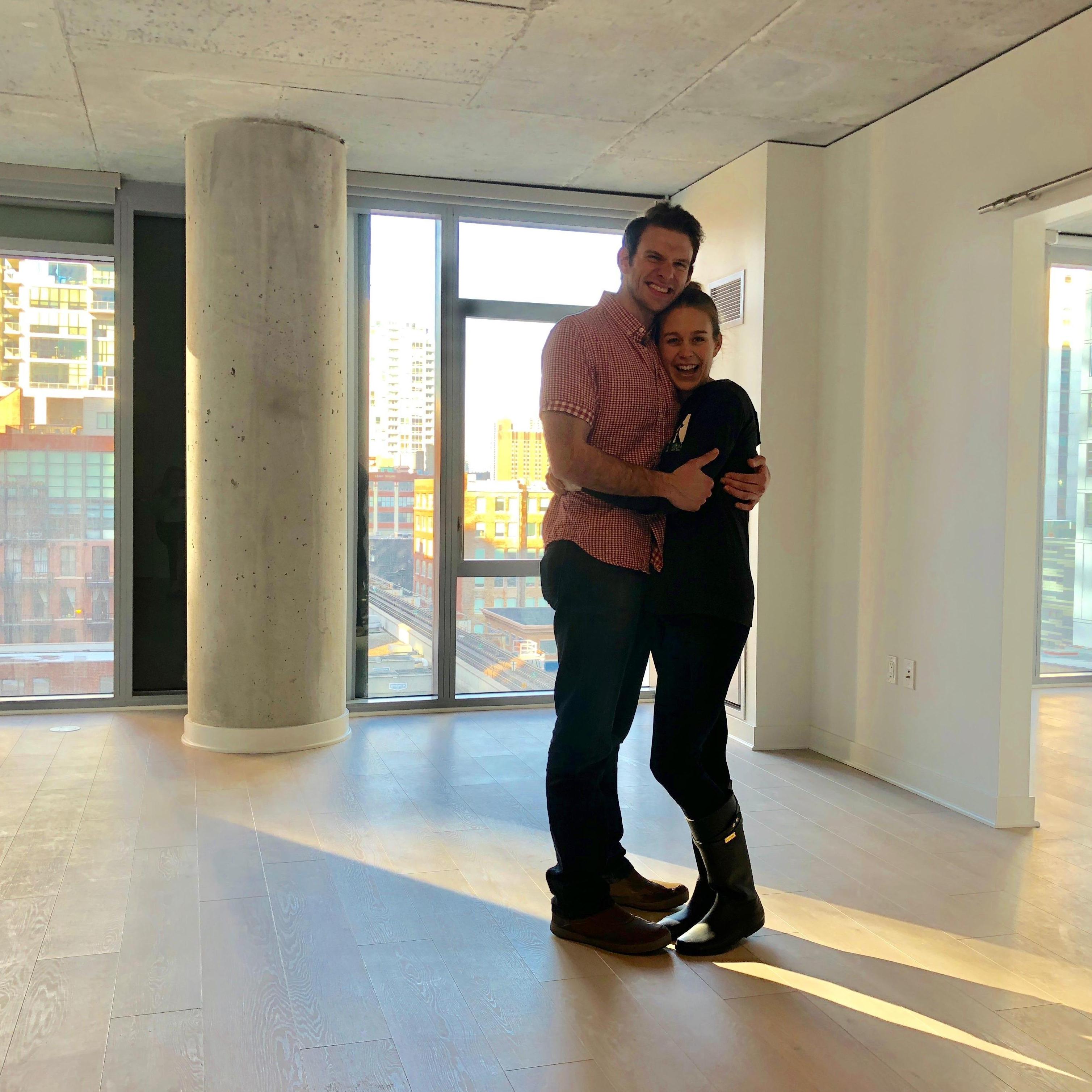 Our first apartment!