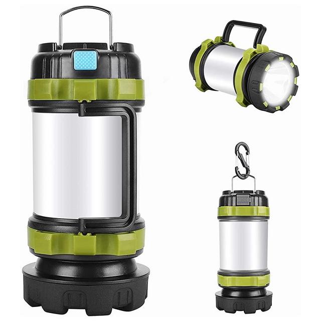 AlpsWolf Camping Lantern Rechargeable Camping Flashlight 4000mAh Power Bank,6 Modes, IPX4 Waterproof, Led Lantern Camping, Hiking, Outdoor Recreations, USB Charging Cable Included