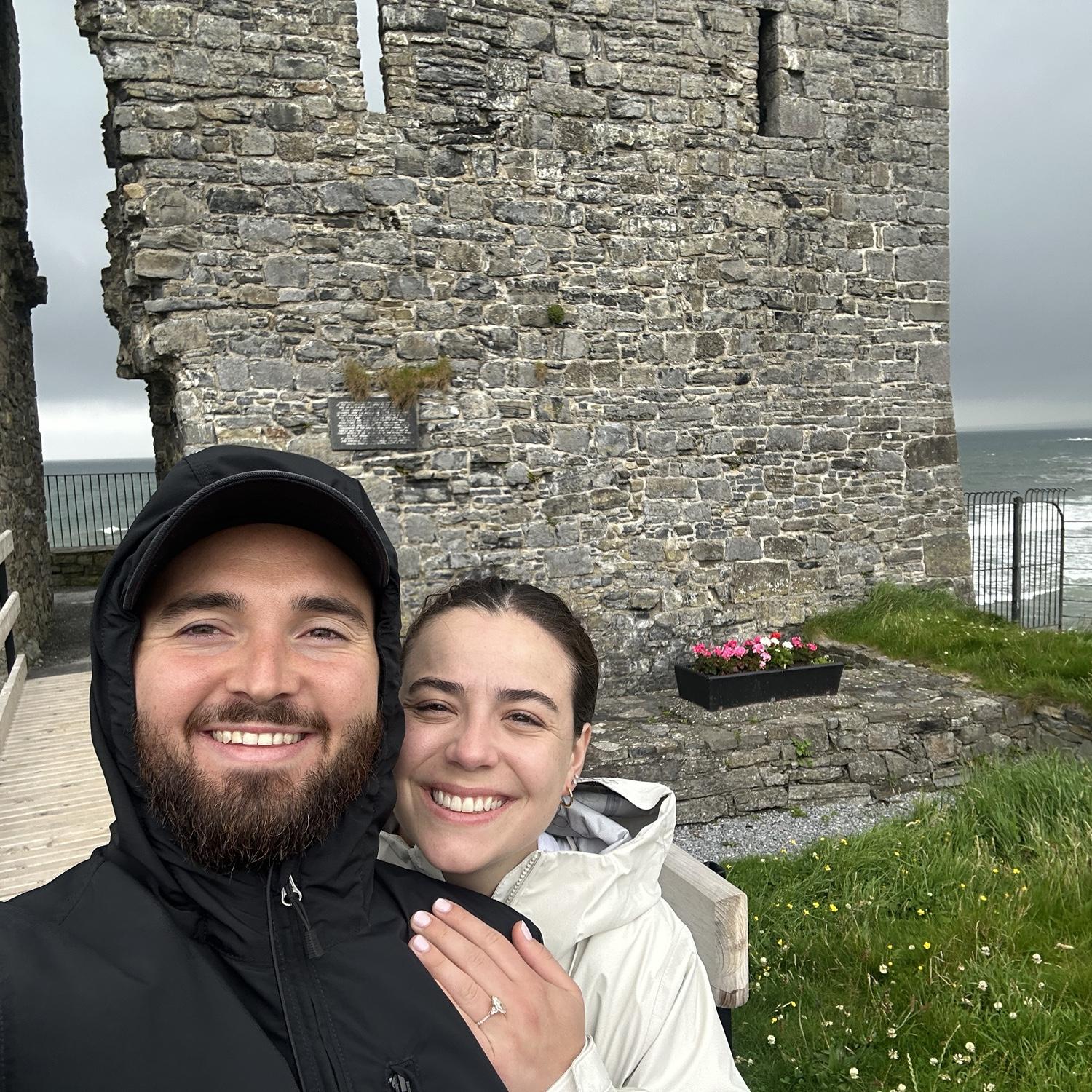 Ireland! First international trip as fiancés.