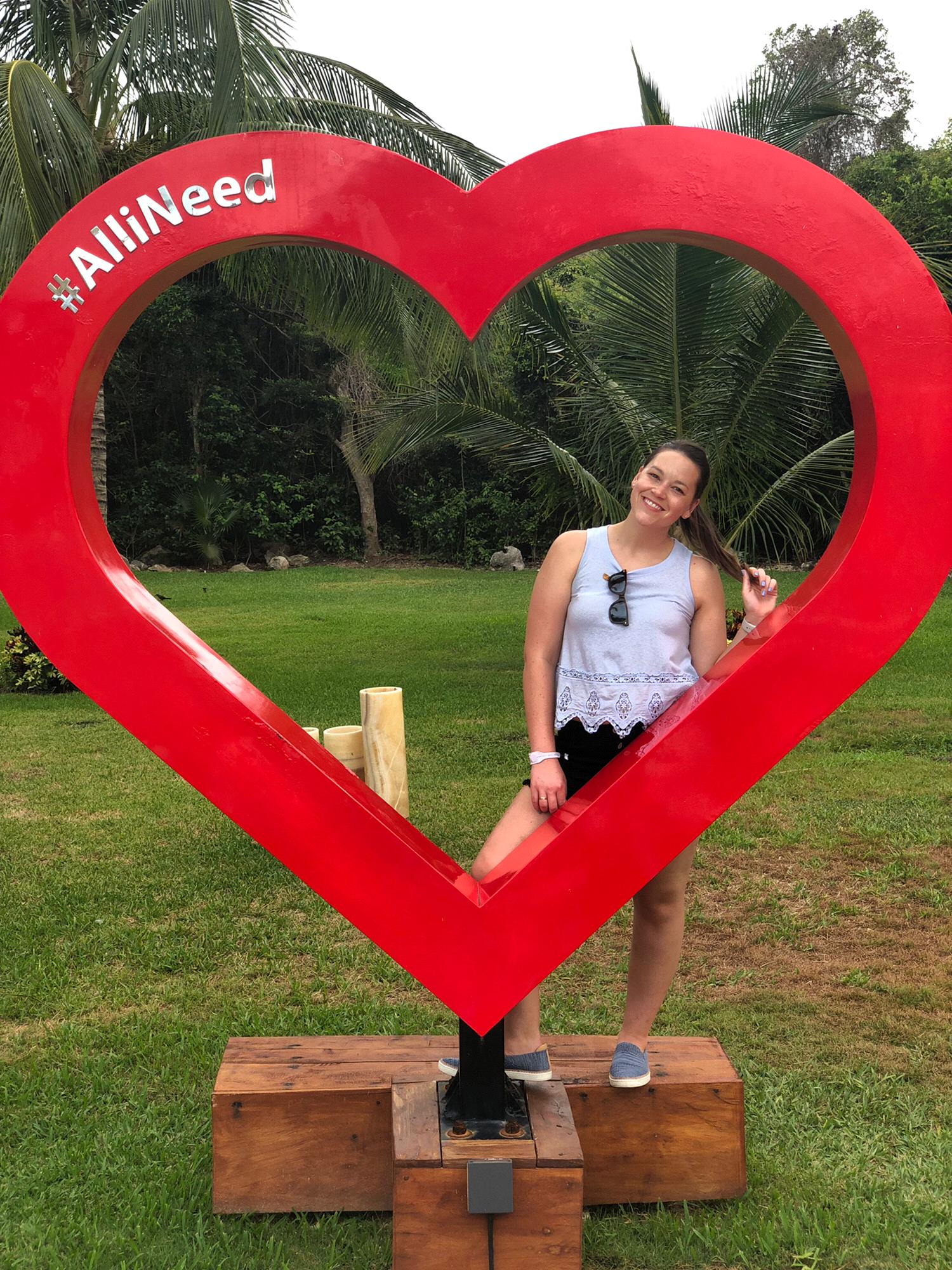 That's how big her heart is ☺️