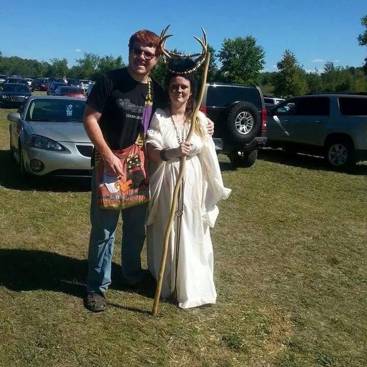 This photo was taken at the renaissance fair. 
This was one of our favorite dates <3