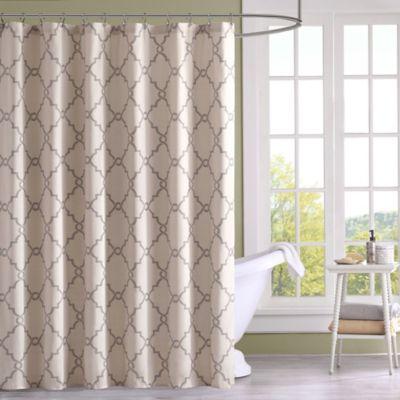 Madison Park Saratoga Printed Shower Curtain