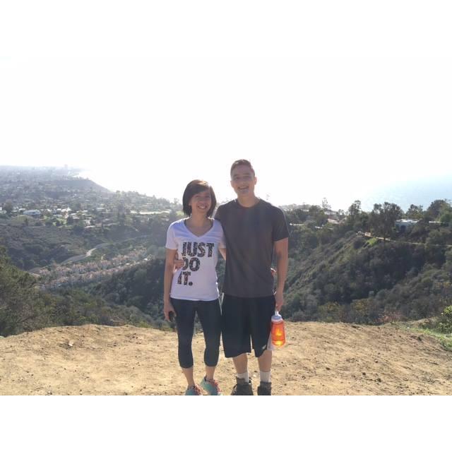 The day I asked her to be my girlfriend while we were hiking. 1/24/2016.
