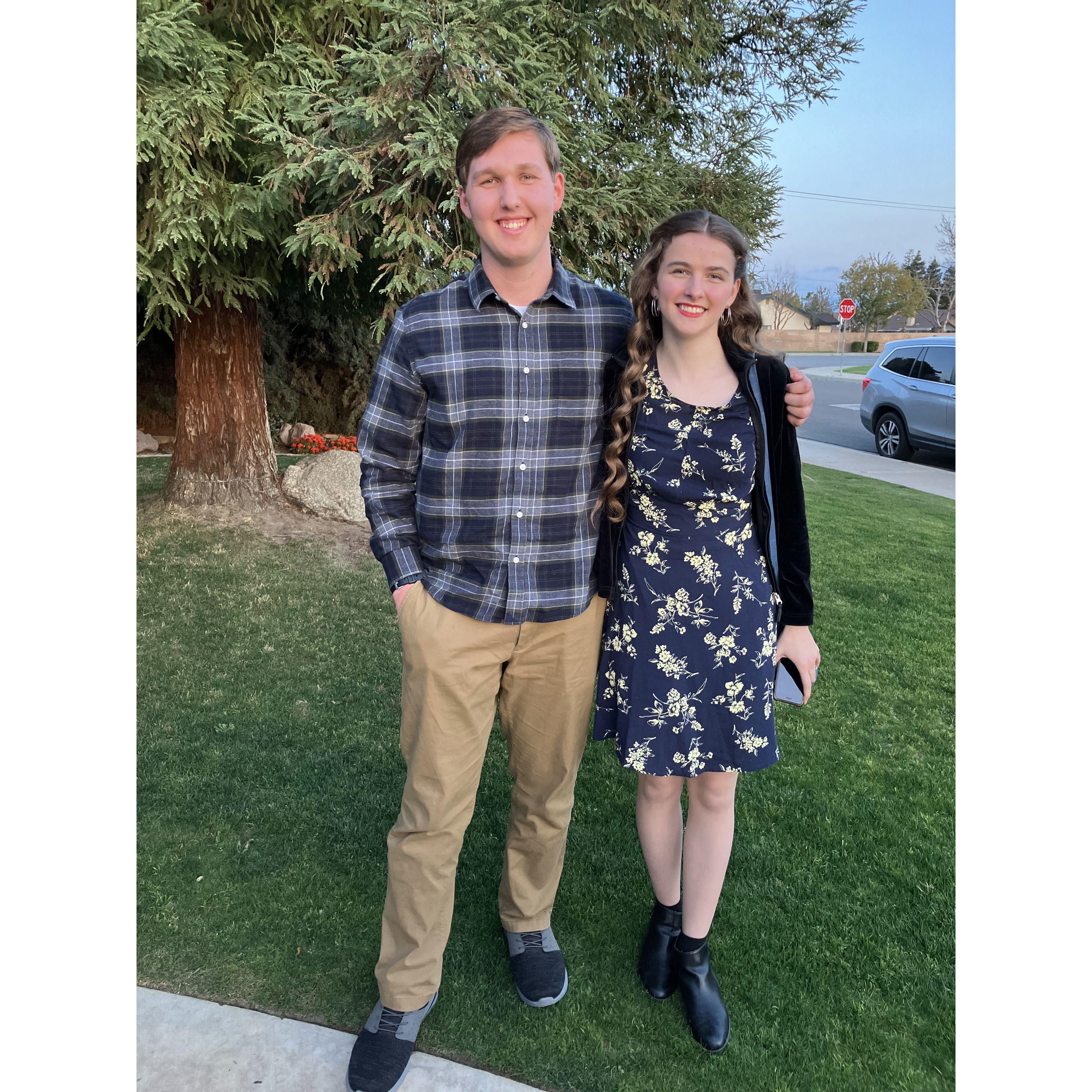 Our first date on March 7! We went to BJ's and talked non stop