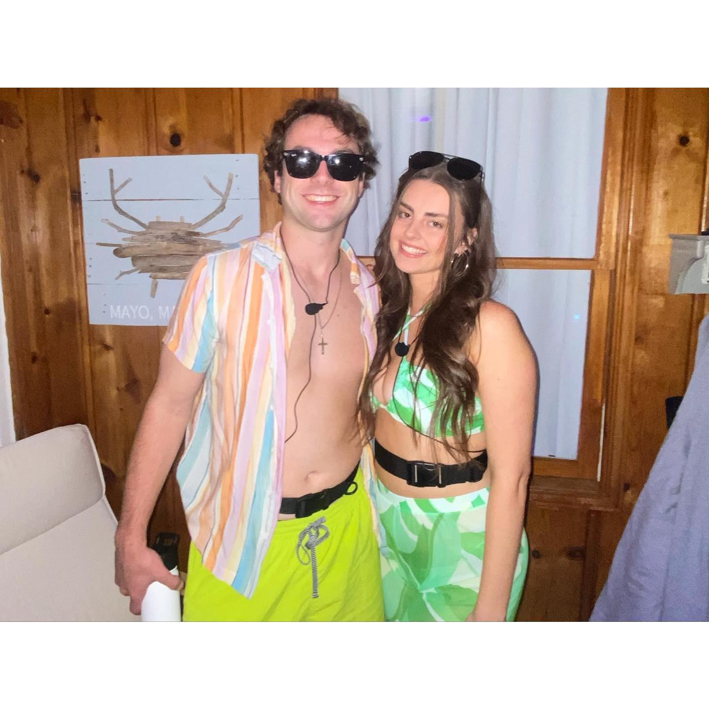 Halloween is one of Savana and Ben's favorite holidays. In 2022 they were a Love Island Couple.