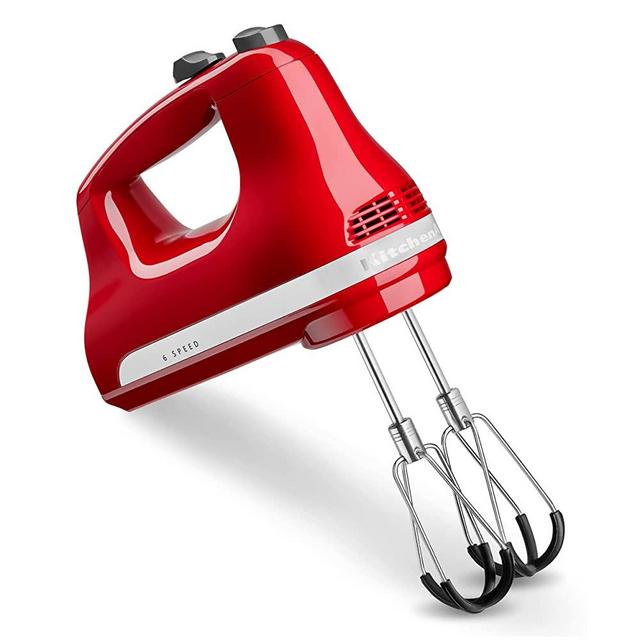 KitchenAid KHM6118ER 6 Speed Hand Mixer with Flex Edge Beaters