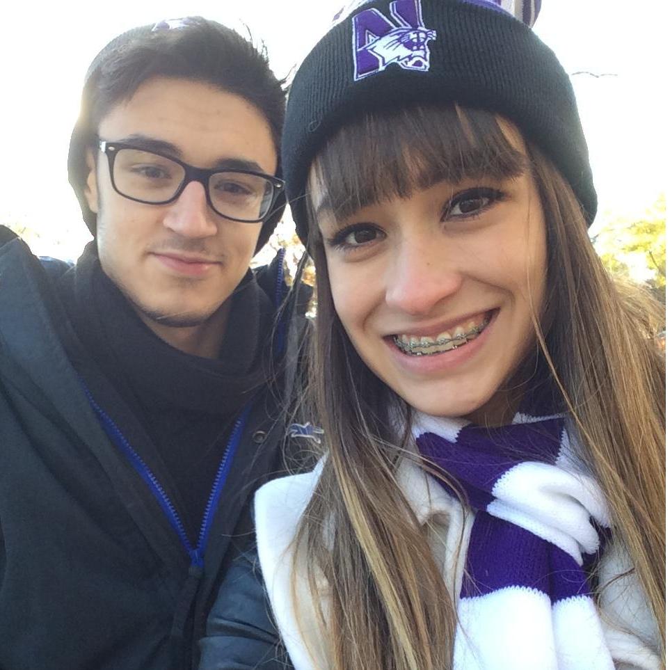 Showing our Northwestern pride