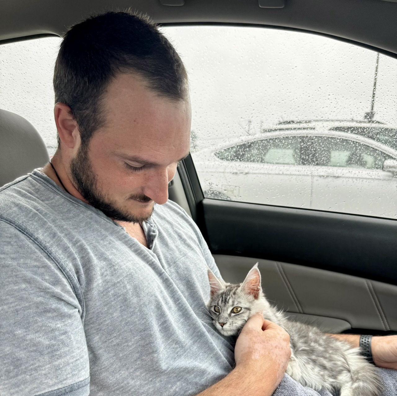 This was the day when we picked up our beautiful Bella from a shelter in New Jersey, June 2025