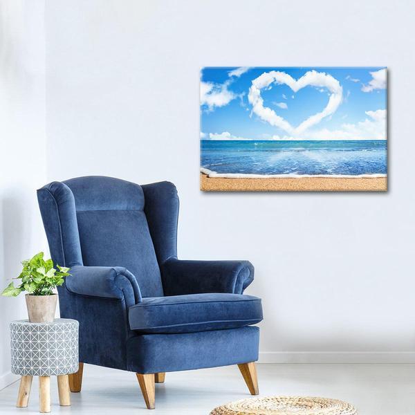 Love The Beach Multi Panel Canvas Wall Art