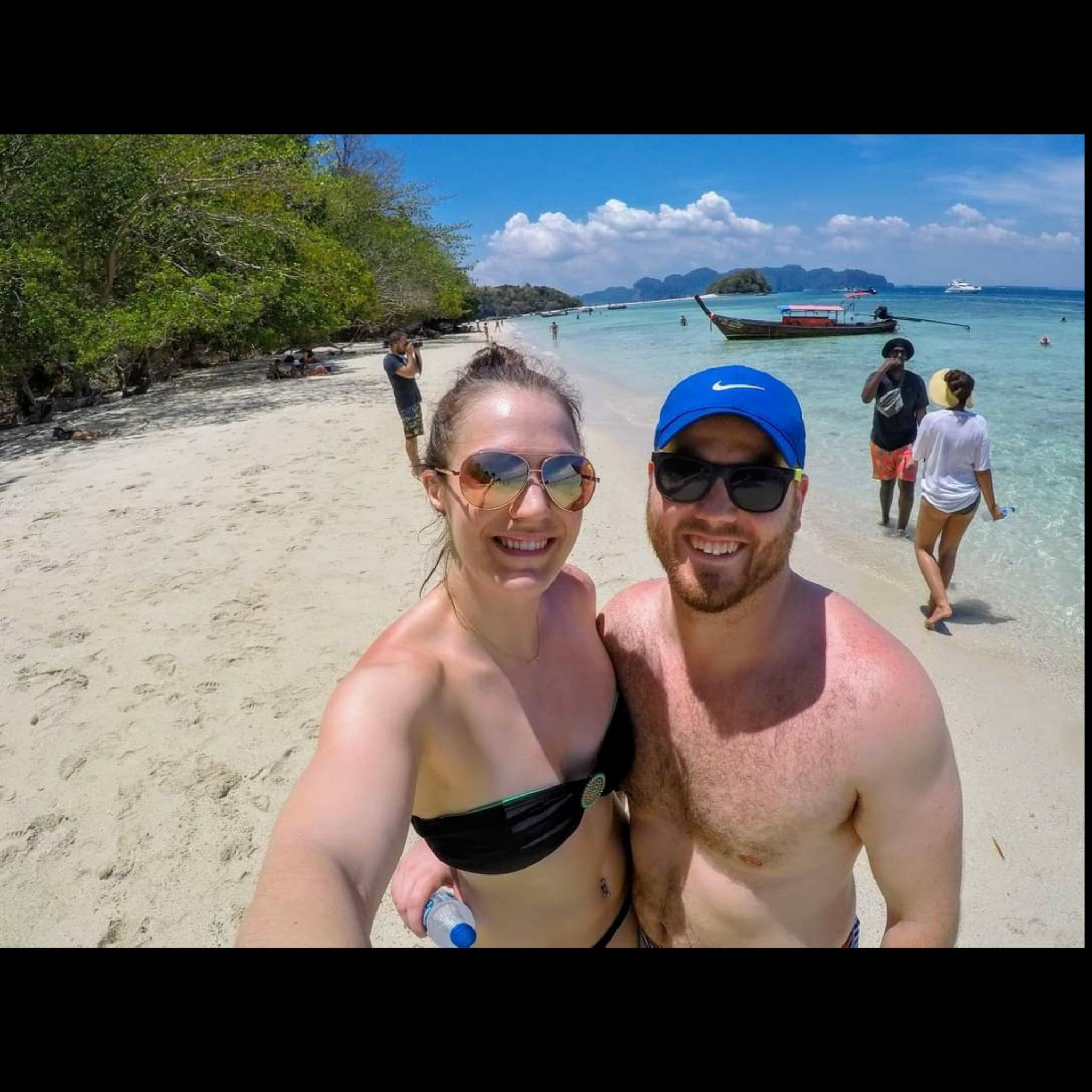 Homemade Thai lunch on Chicken Island