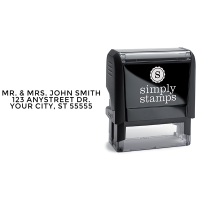 Bold Custom 3 Line Stamp