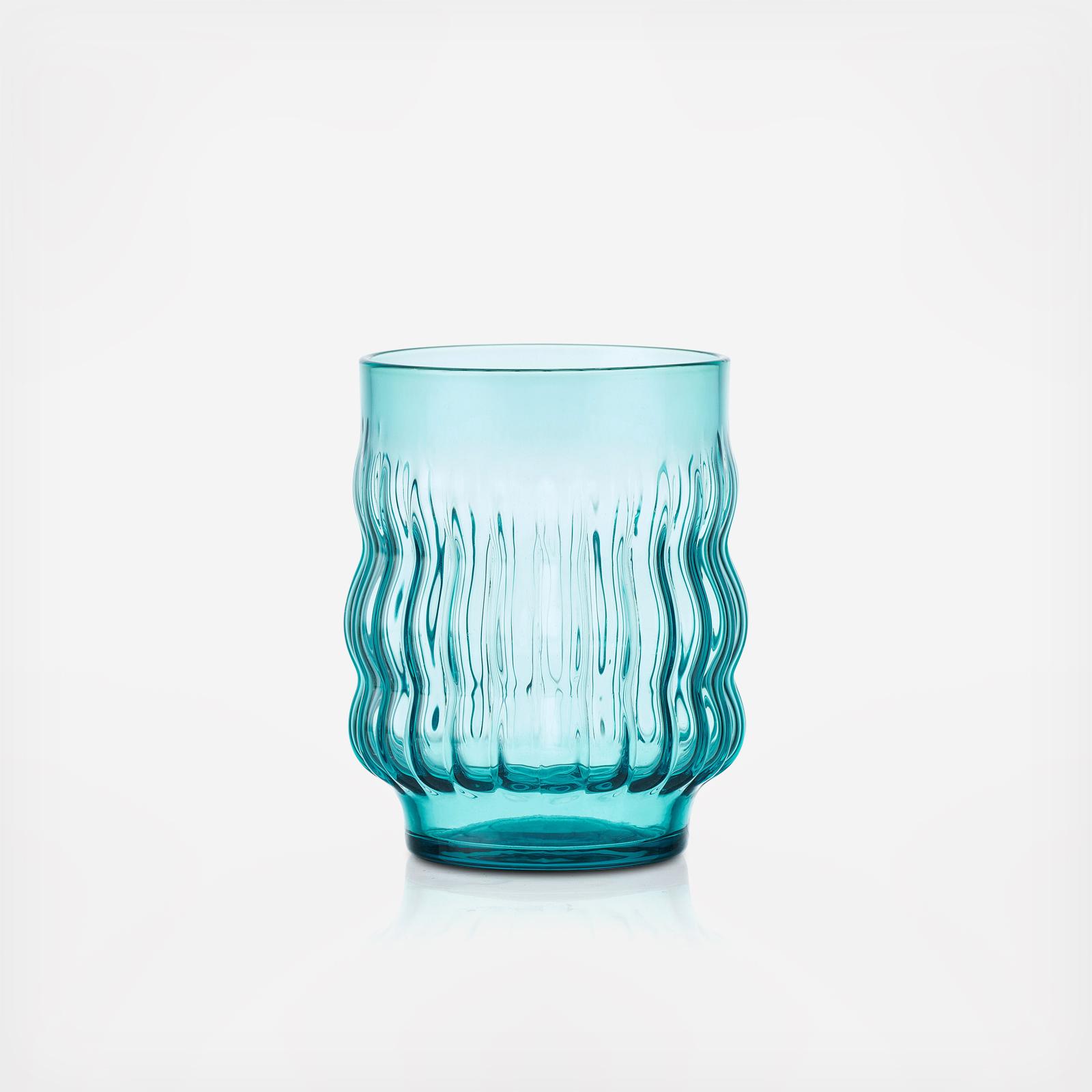 Mikasa, Waves Stacking Double Old Fashioned Glass, Set of 4 | Zola, image size:1600x1600