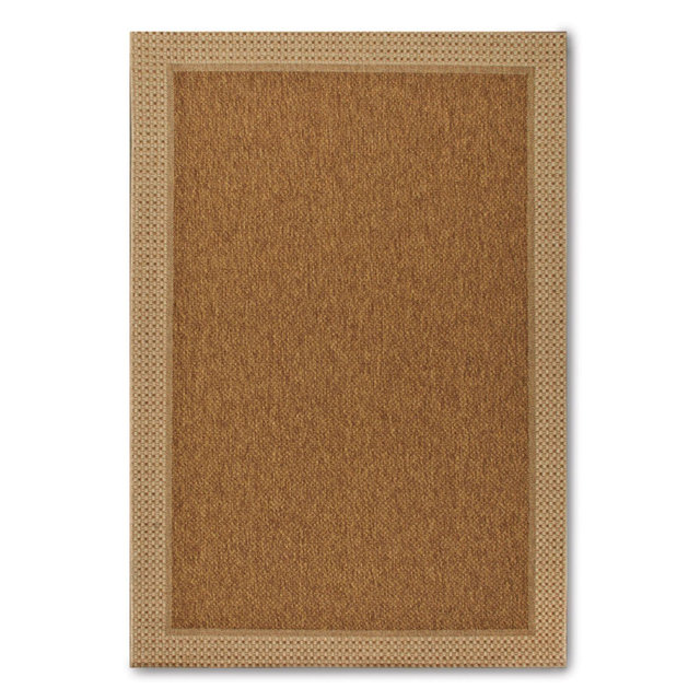 Miami Sisal 5-Foot 3-Inch x 7-Foot Indoor/Outdoor Rug in Tan