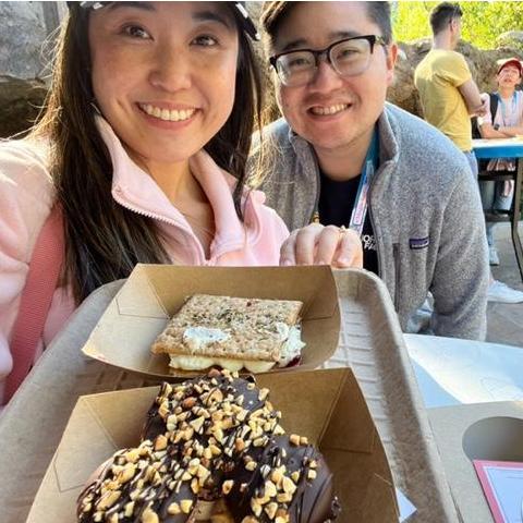 snacking at Disney :-)