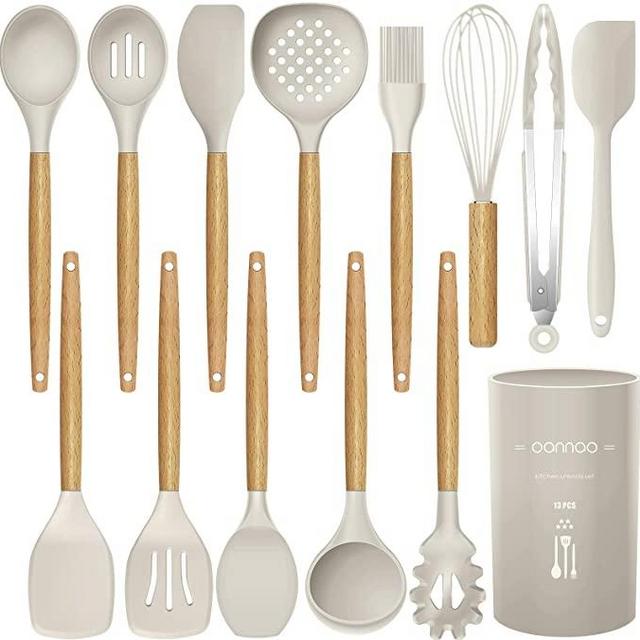 14 Pcs Silicone Cooking Utensils Kitchen Utensil Set -