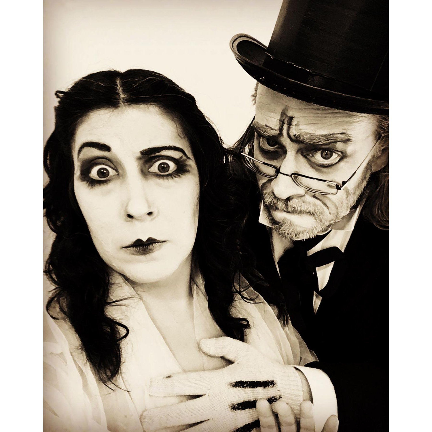 We love dressing up for Halloween!  Do you know what German Expressionist film we're referencing?