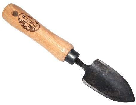 Gardener's Supply Company Lifetime Mini Trowel Gardening Shovel | Heavy Duty Forged Steel with Ergonomic Hardwood Handle Tool for Digging, Mixing Soil & Outdoor Garden Planting