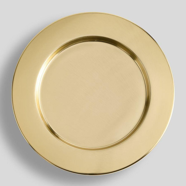 Harrison Charger Plates, Set of 4 - Gold