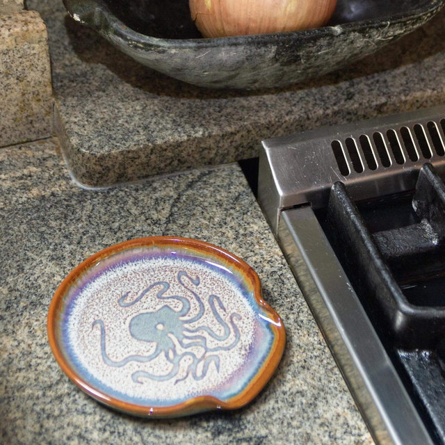Spoon Rest (Purple Octopus)